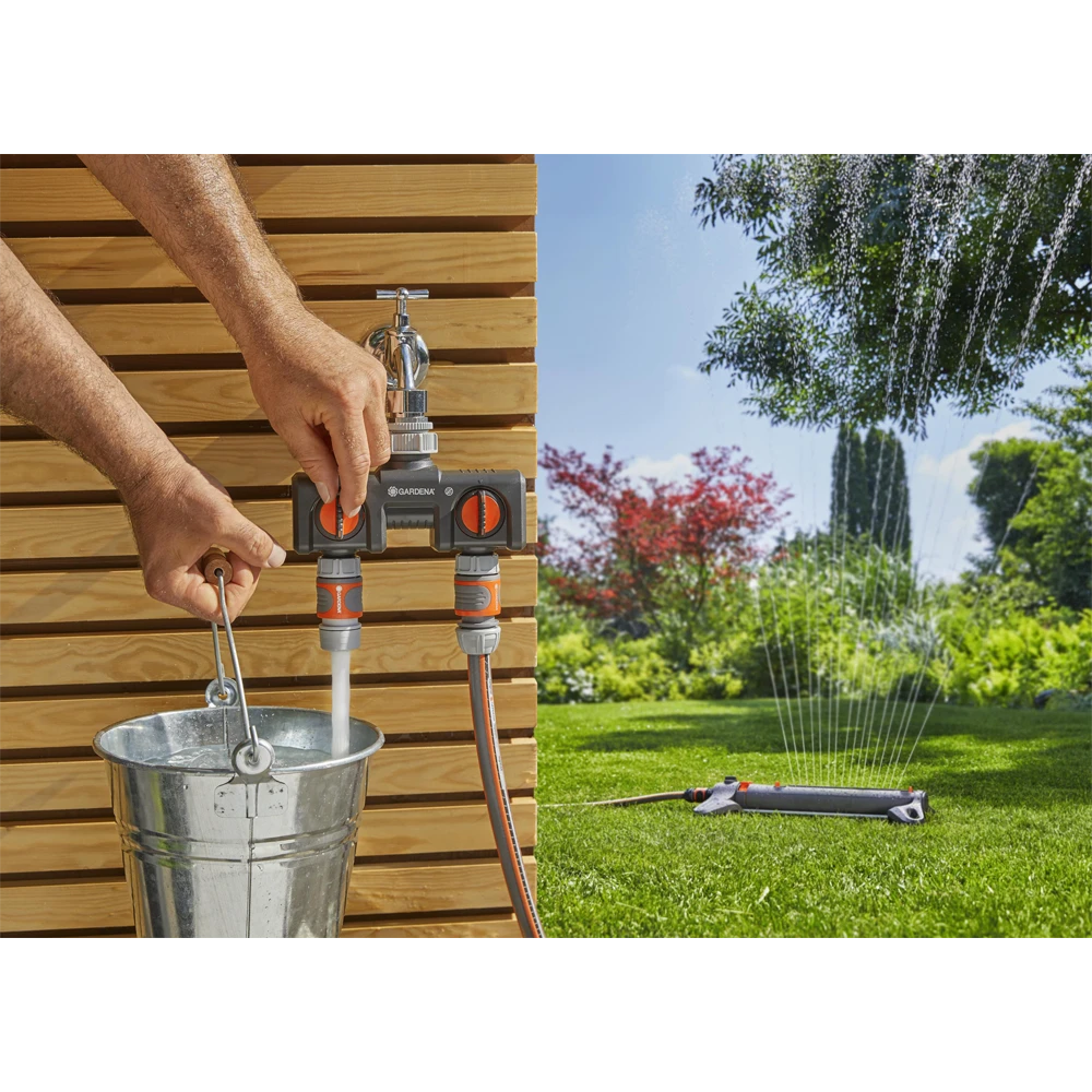 2-weg-waterverdeler - Gardena 4 2-weg-waterverdeler - Gardena - Afbeelding 4