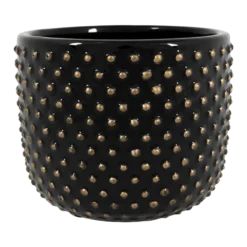 Bloempot Bolino - D18 X H15cm - Shiny Black