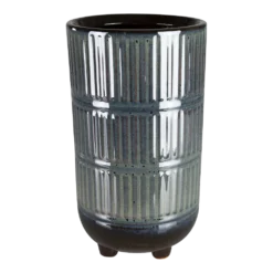 Bloempot Denise Hoog - D13 X H24cm - Sky Blue