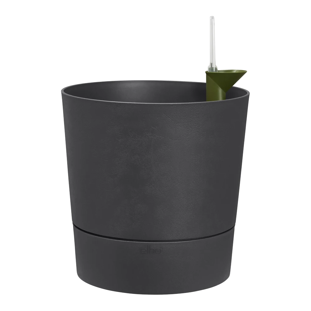 Bloempot Elho Greensense Aqua Care Rond - D43 X H34cm - Houtskoolgrijs - Afbeelding 2