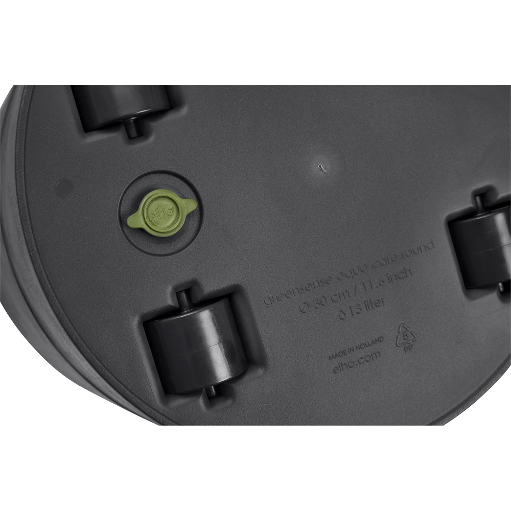 Bloempot Elho Greensense Aqua Care Rond - D43 X H34cm - Houtskoolgrijs - Afbeelding 4