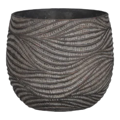 Bloempot Hendrick - D23,5 X H20cm - Bruin