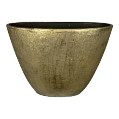 Bloempot Kos Ovaal - L39 X B20 X H31cm - Goud