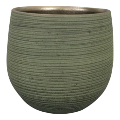 Bloempot Lydia - D26 X H26cm - Shiny Green