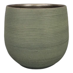 Bloempot Lydia - D36 X H32cm - Shiny Green