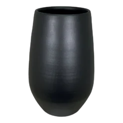 Bloempot Petra Hoog - D27 X H45cm - Mat Zwart