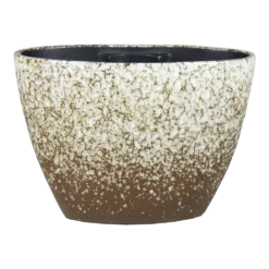 Bloempot Sepp Ovaal - L32 X B15 X H22cm - Wit