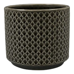 Bloempot Thies - D17 X H15cm - Antraciet