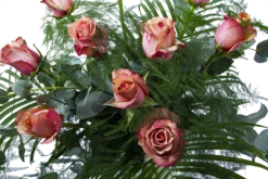 Boeket Rosa Roze Klein -Biezen Winkel boeket rosa roze boeketten 3 1