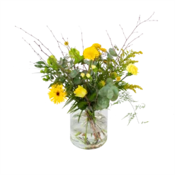 Boeket Vrolijk Geel Middel