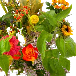 Boeket Vrolijk Groot -Biezen Winkel boeket vrolijk groot boeketten 4