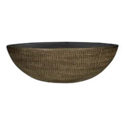 Bloempot Ryan Ovaal - L35 X B12 X H12cm - Shiny Gold