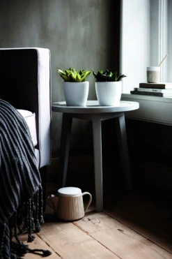 Bloempot Elho Brussels Diamond Rond 30cm - Wit -Biezen Winkel brussels diamond rond 30cm bloempot wit 7 20