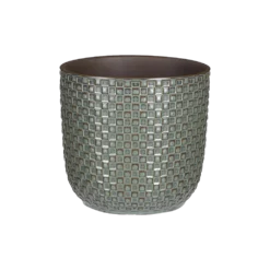 Bloempot Daan - D19 X H17.5cm - Groen