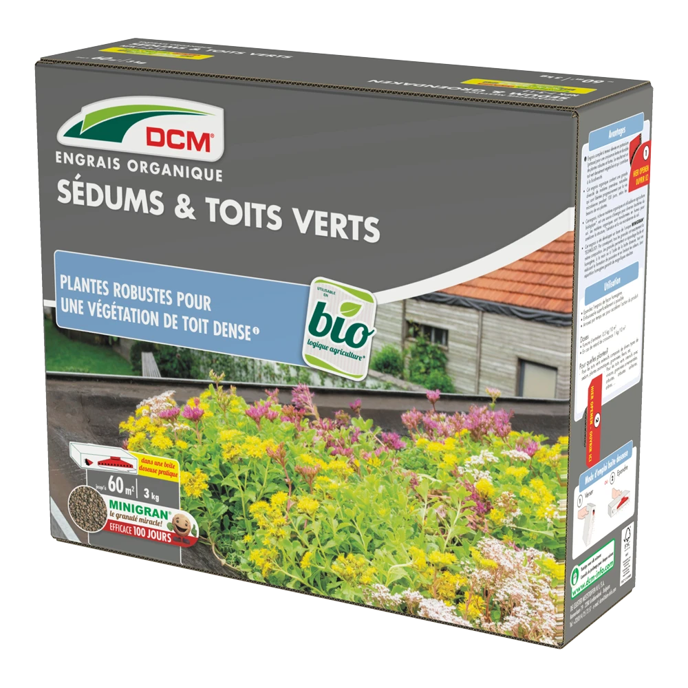 DCM Meststof Sedum & Groendaken - 3kg - Tuinplanten Voeding 1 DCM Meststof Sedum & Groendaken - 3kg - Tuinplanten Voeding
