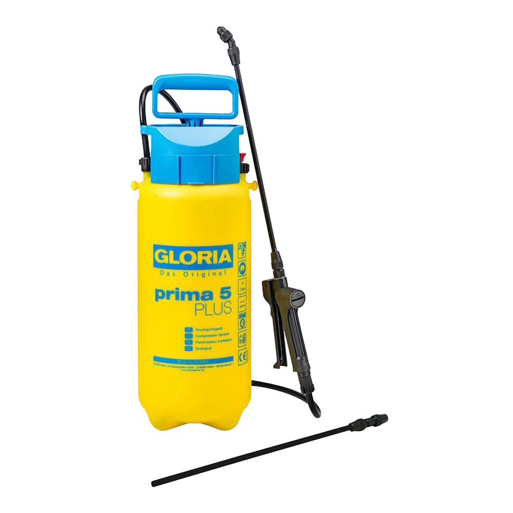 Drukspuit Prima PLUS 5l - Zuurbestendig - Gloria 1 Drukspuit Prima PLUS 5l - Zuurbestendig - Gloria