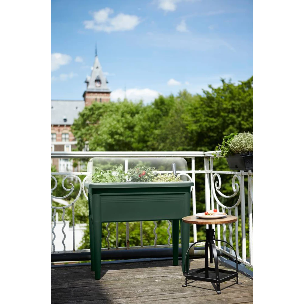 Elho Green Basics Kweektafel XXL 75cm - Blad Groen 4 Elho Green Basics Kweektafel XXL 75cm - Blad Groen - Afbeelding 4