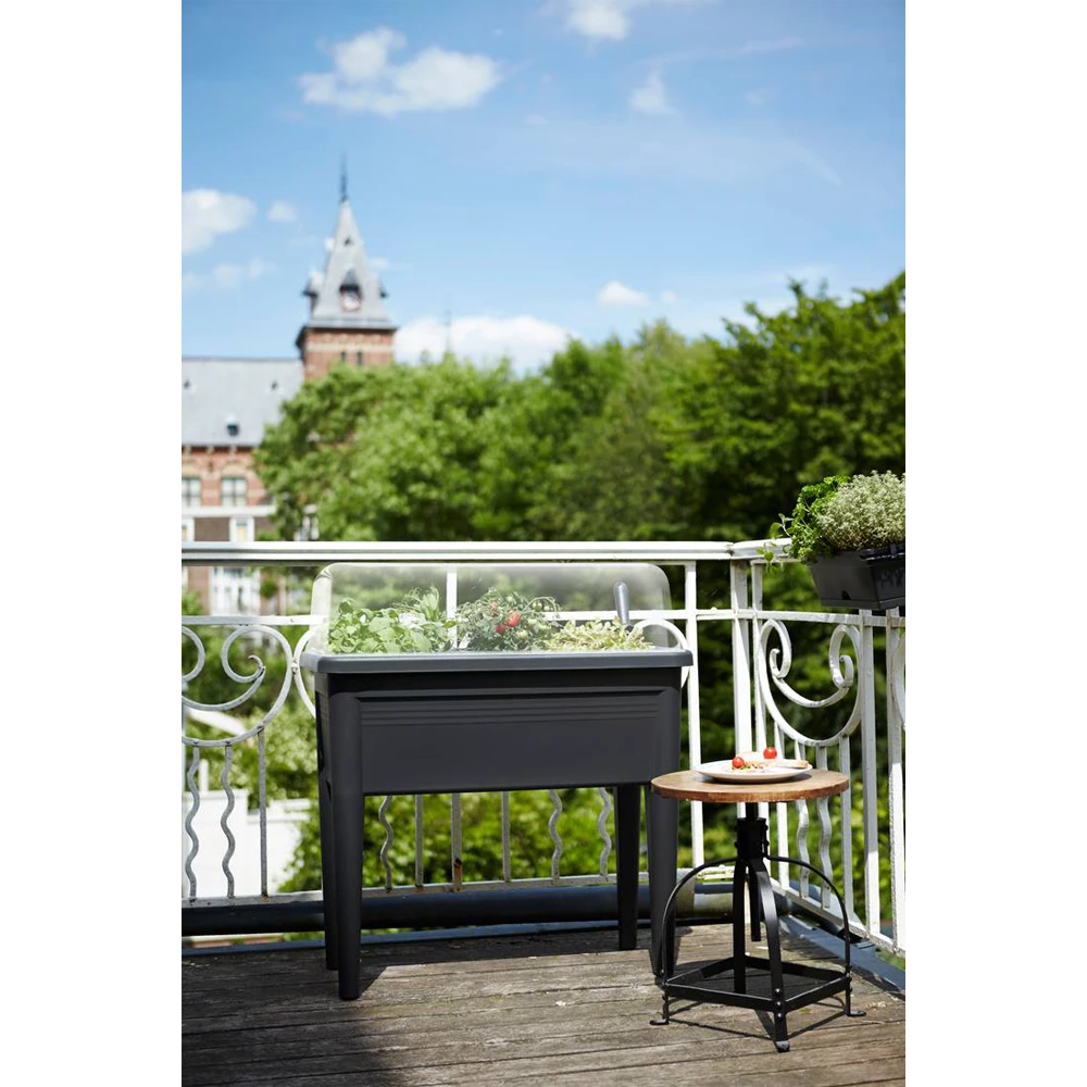 Elho Green Basics Kweektafel XXL 75cm - Living Black 4 Elho Green Basics Kweektafel XXL 75cm - Living Black - Afbeelding 4