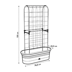 Elho Green Basics Veggie Wall 80cm - Living Black 8 Elho Green Basics Veggie Wall 80cm - Living Black -Biezen Winkel elho green basics veggie wall 80cm living black 3