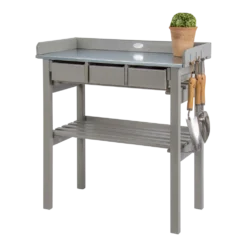 Esschert's Garden - Tuinwerktafel Met Lades - Grijs