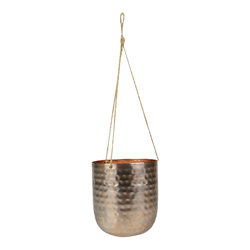 Hangpot Kody - D17 X H20cm - Rosu00e9 Goud 1 Hangpot Kody - D17 X H20cm - Rosu00e9 Goud