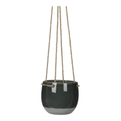 Hangpot Resa - D13,5 X H11,5cm - Donkergrijs