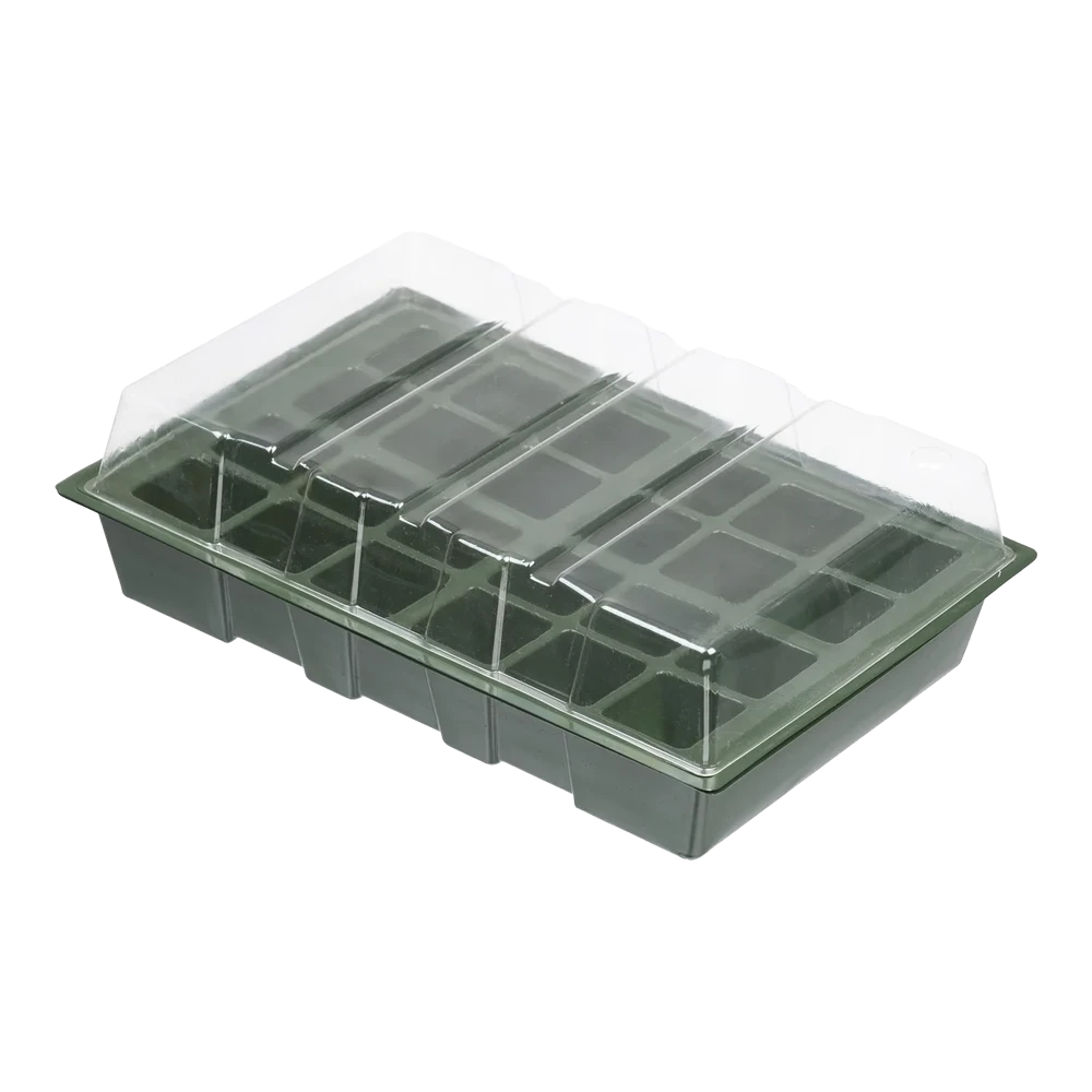 Kweekbakset 4st. - Groen - 35x23,5x11cm - Nature 1 Kweekbakset 4st. - Groen - 35x23,5x11cm - Nature