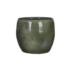 Bloempot Lester - D20 X H18cm - Groen