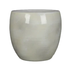 Bloempot Lester - D33 X H31cm - Lichtgrijs