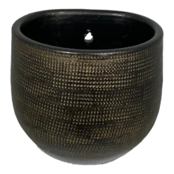 Muur Bloempot Tokio - D20 X H18cm - Goud