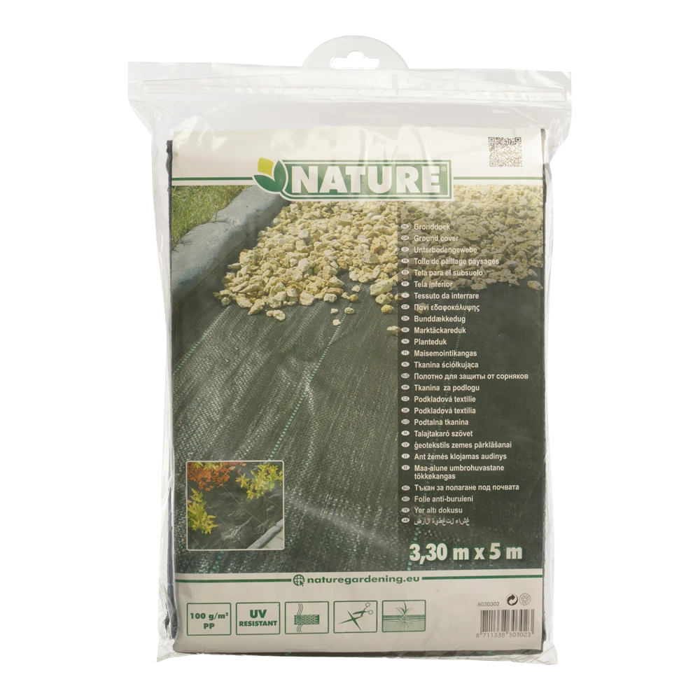 Nature - Gronddoek Zwart 3,30x5m 5 Nature - Gronddoek Zwart 3,30x5m - Afbeelding 5