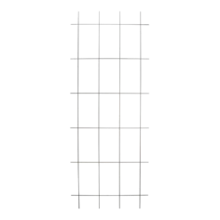 Nature - Metalen Klimrek Geplastificeerd Grijs H145x57cm