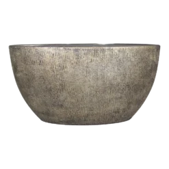 Bloempot Mira Ovaal - L49 X B20 X H25cm - Goud