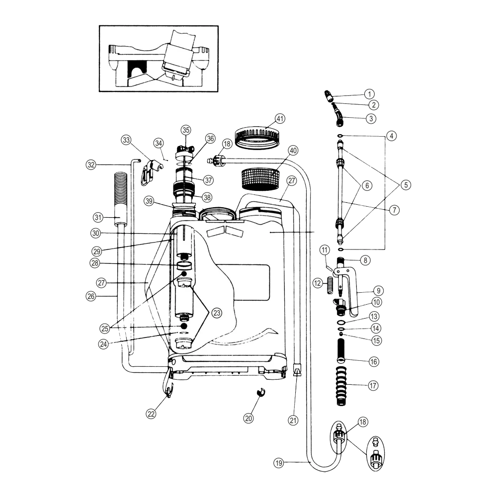 Rugspuit 12 Liter Professioneel - TalenTools 4 Rugspuit 12 Liter Professioneel - TalenTools - Afbeelding 4