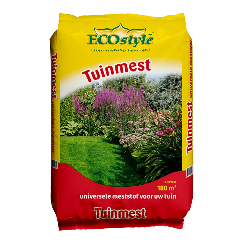 EcoStyle Tuinmest 18kg - Tuinplanten Voeding, Gazonmeststof 1 EcoStyle Tuinmest 18kg - Tuinplanten Voeding, Gazonmeststof