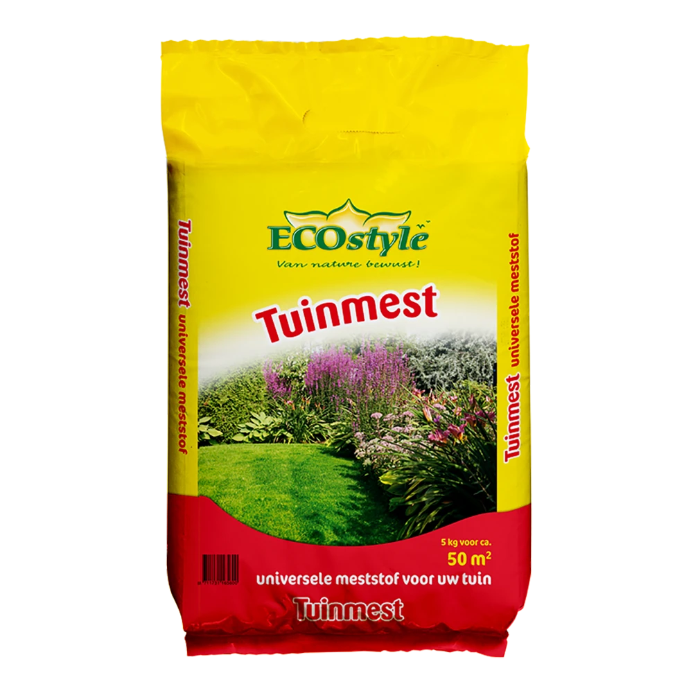 EcoStyle Tuinmest 5kg - Tuinplanten Voeding, Gazonmeststof 1 EcoStyle Tuinmest 5kg - Tuinplanten Voeding, Gazonmeststof