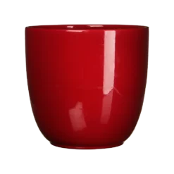 Bloempot Tusca - D31 X H28.5cm - Donkerrood