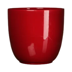 Bloempot Tusca - D35 X H31.5cm - Donkerrood