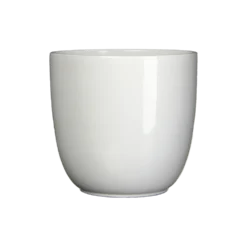 Bloempot Tusca - D25 X H23cm - Wit