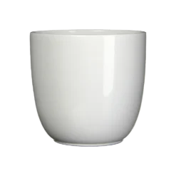 Bloempot Tusca - D28 X H25cm - Wit