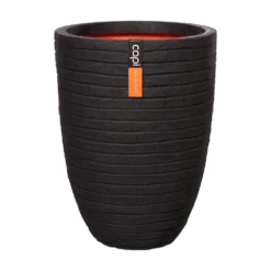 Capi Bloempot Nature Elegant Row NL - D46 X H58cm - Zwart